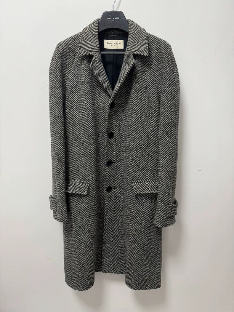 Saint Laurent Paris saint laurent paris13fw show wool four-button herringbone j Size US M / EU 48-50 / 2 - 1 Thumbnail