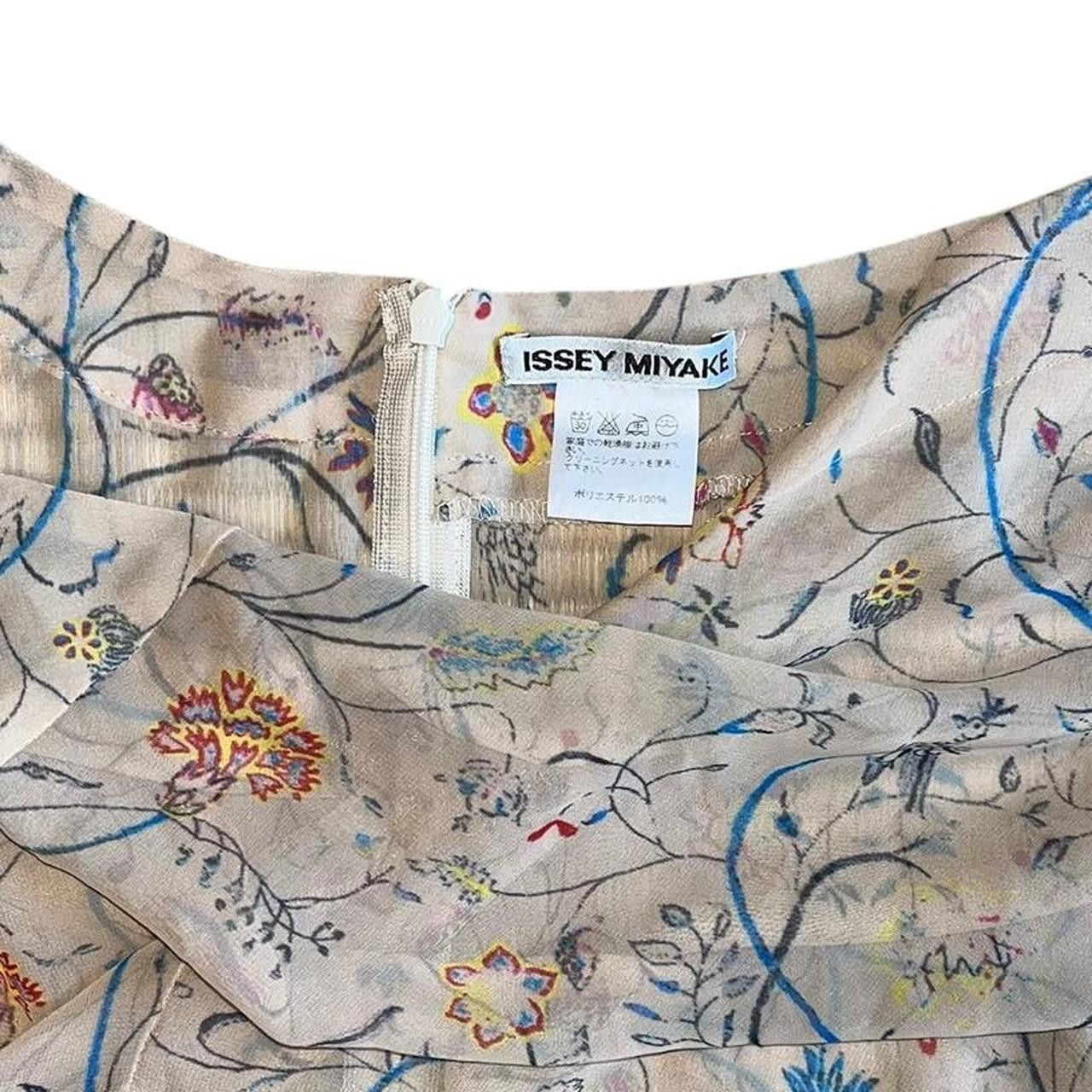 Issey Miyake Vintage Issey Miyake 2003 A/W Floral Maxi Skirt Size 29" - 5 Thumbnail