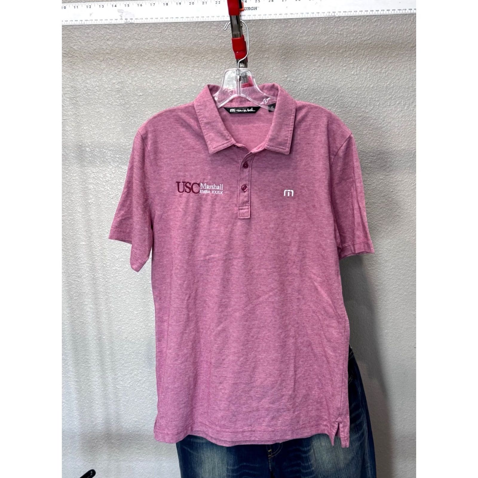 TravisMathew Travis Matthew USC Marshall EMBA POLO SHIRT Medium M Mens Size US M / EU 48-50 / 2 - 3 Thumbnail