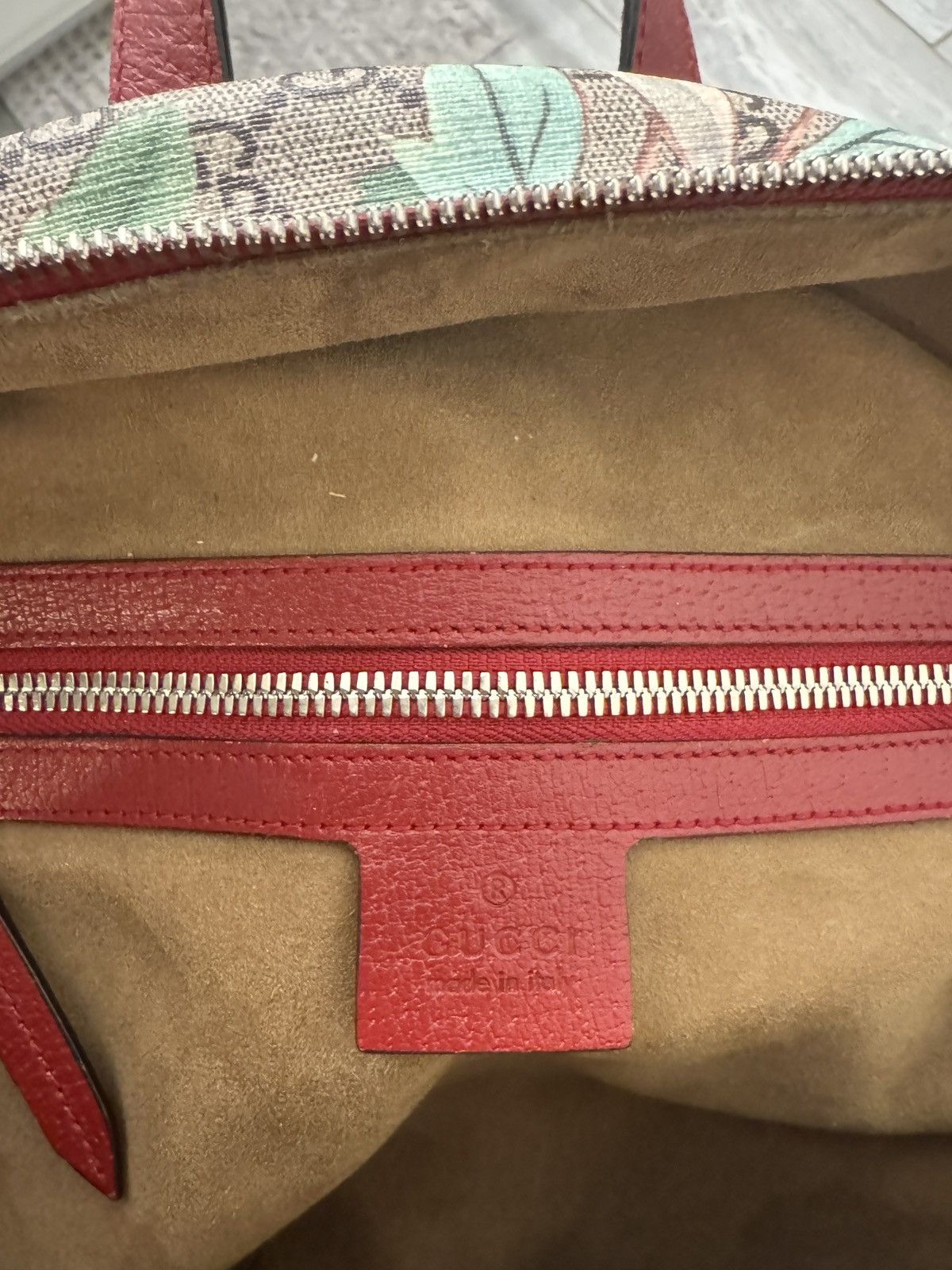 Gucci Gucci Red supreme canvas Size ONE SIZE - 11 Thumbnail