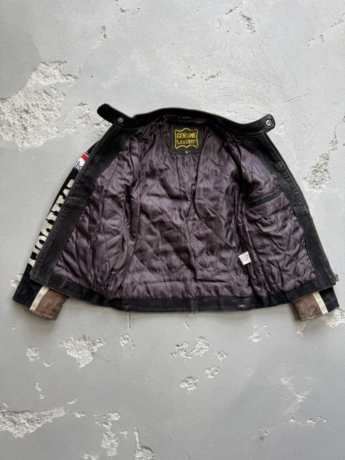 Genuine Leather Vintage Marlboro Brown suede leather jacket Size XXS / US 00 / IT 34 - 4 Thumbnail