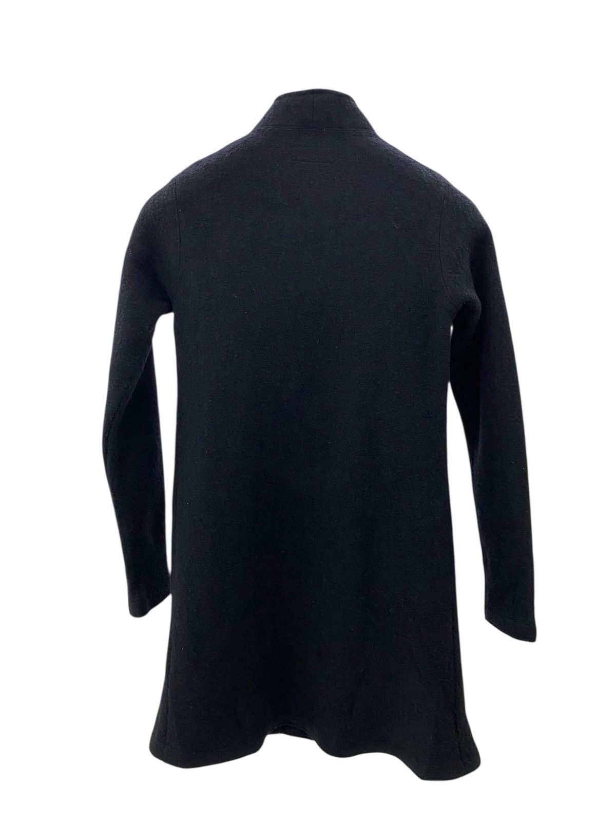 Yohji Yamamoto Vtg Yohji Yamamoto signature AW05 black felted wool coat Size S / US 4 / IT 40 - 3 Thumbnail