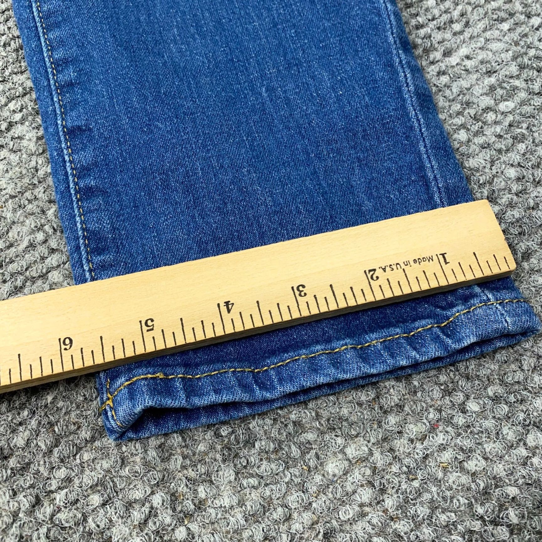 Ralph Lauren Ralph Lauren Jeans Womens Size 12 Blue Faded Stretch Mid Rise Tapered Size 32" / US 10 / IT 46 - 6 Thumbnail