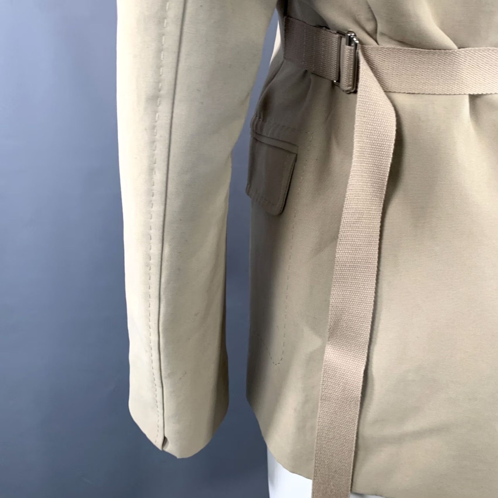 Jacquemus JACQUEMUS LE CHOUCHOU Sport Coat Size 40 Beige Cotton Blend Notch Lapel Size US XXS / EU 40 - 4 Thumbnail