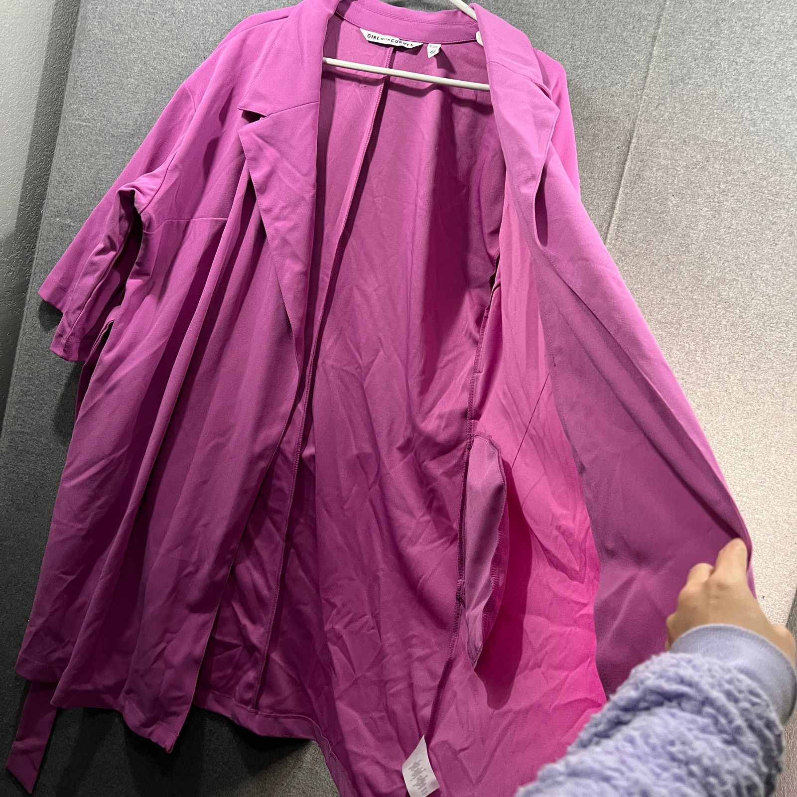 Other Girl With Curves Petite 3/4Sleeve Wrap Coat with Tie Wa Size XL / US 12-14 / IT 48-50 - 11 Thumbnail