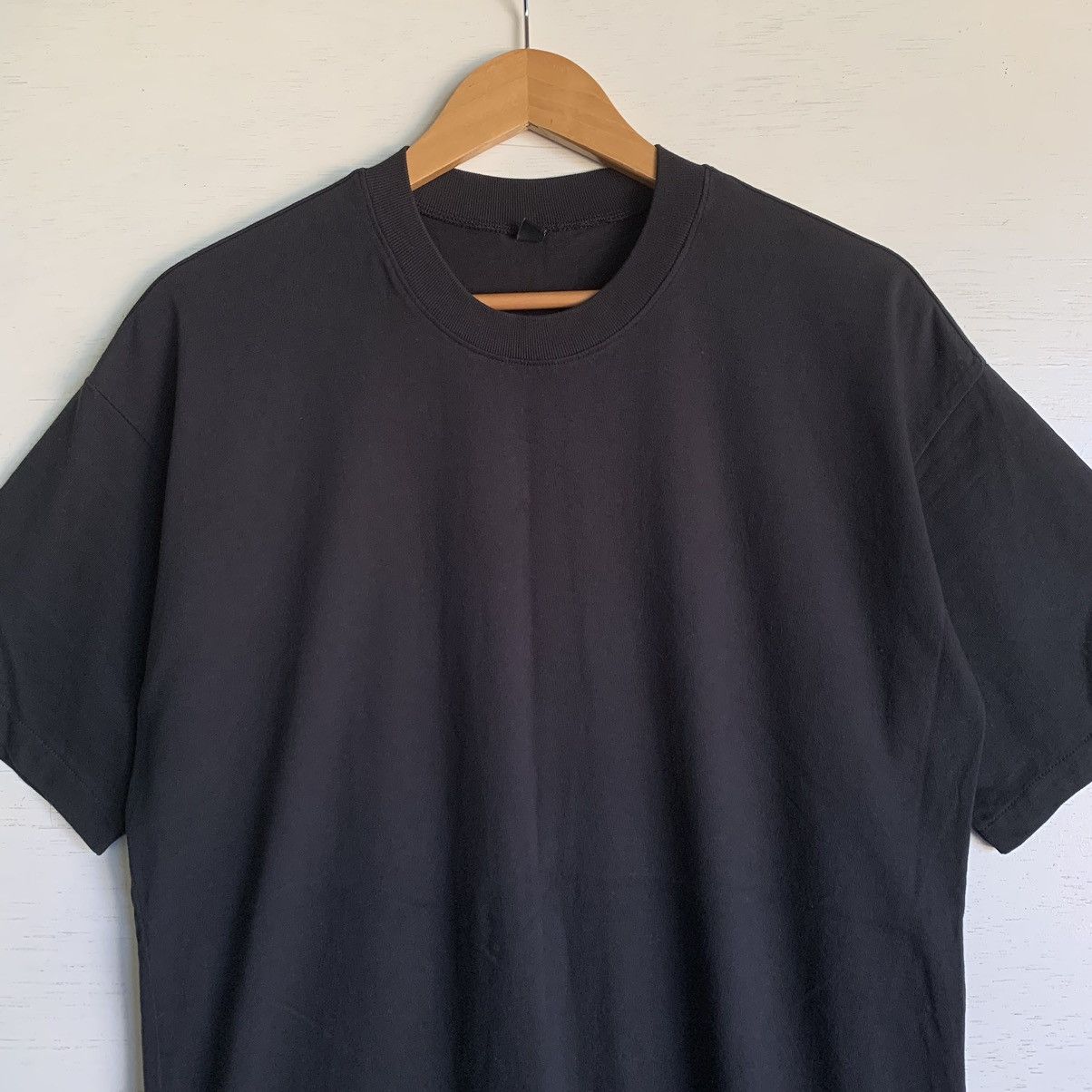 Japanese Brand × Uniqlo × Vintage Uniqlo Relaxed Slit Long Half Sleeve T- Shirt Women Blank Size M / US 6-8 / IT 42-44 - 3 Thumbnail