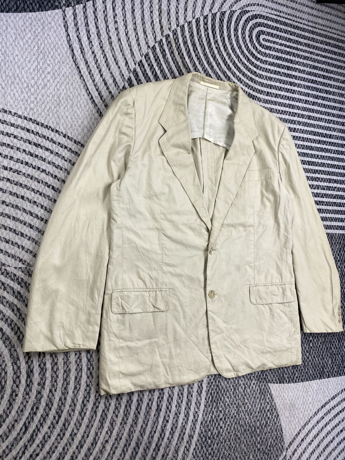 Yohji Yamamoto Yohji Yamamoto LQ Y’s For Men Double Button Blazer Size US M / EU 48-50 / 2 - 3 Thumbnail