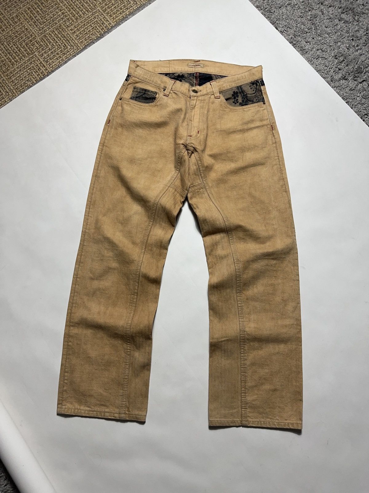 Eternal 2000s Eternal Japan traditional sakura denim Size US 32 / EU 48 - 2 Thumbnail