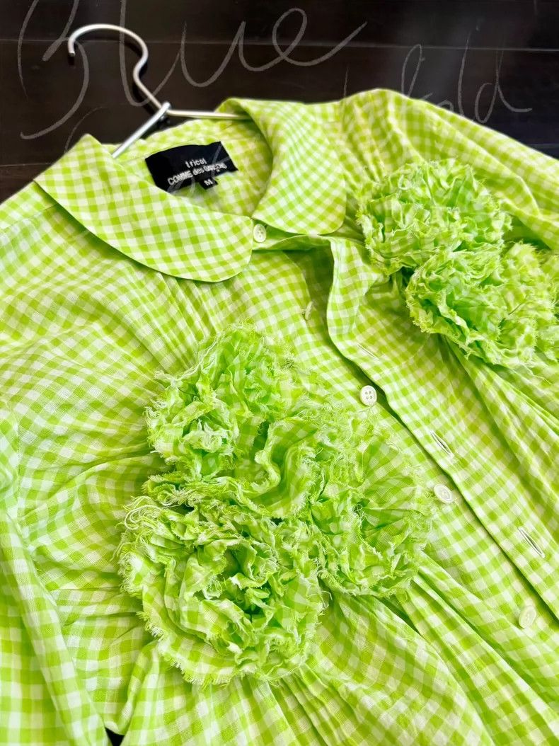 Comme des Garcons Comme Des Garcons Rose embroidered shirt Size M / US 6-8 / IT 42-44 - 2 Thumbnail