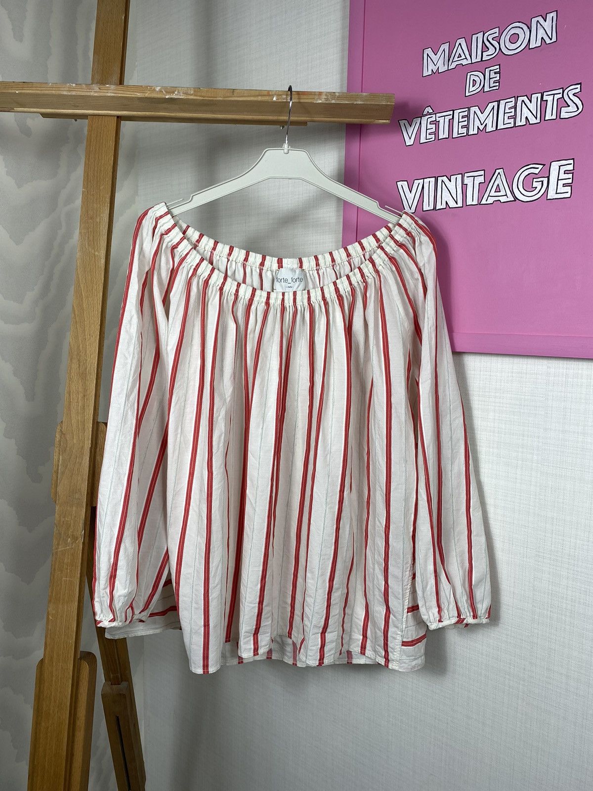 forte_forte Forte Forte Voile Off Blouse Size S / US 4 / IT 40 - 2 Thumbnail