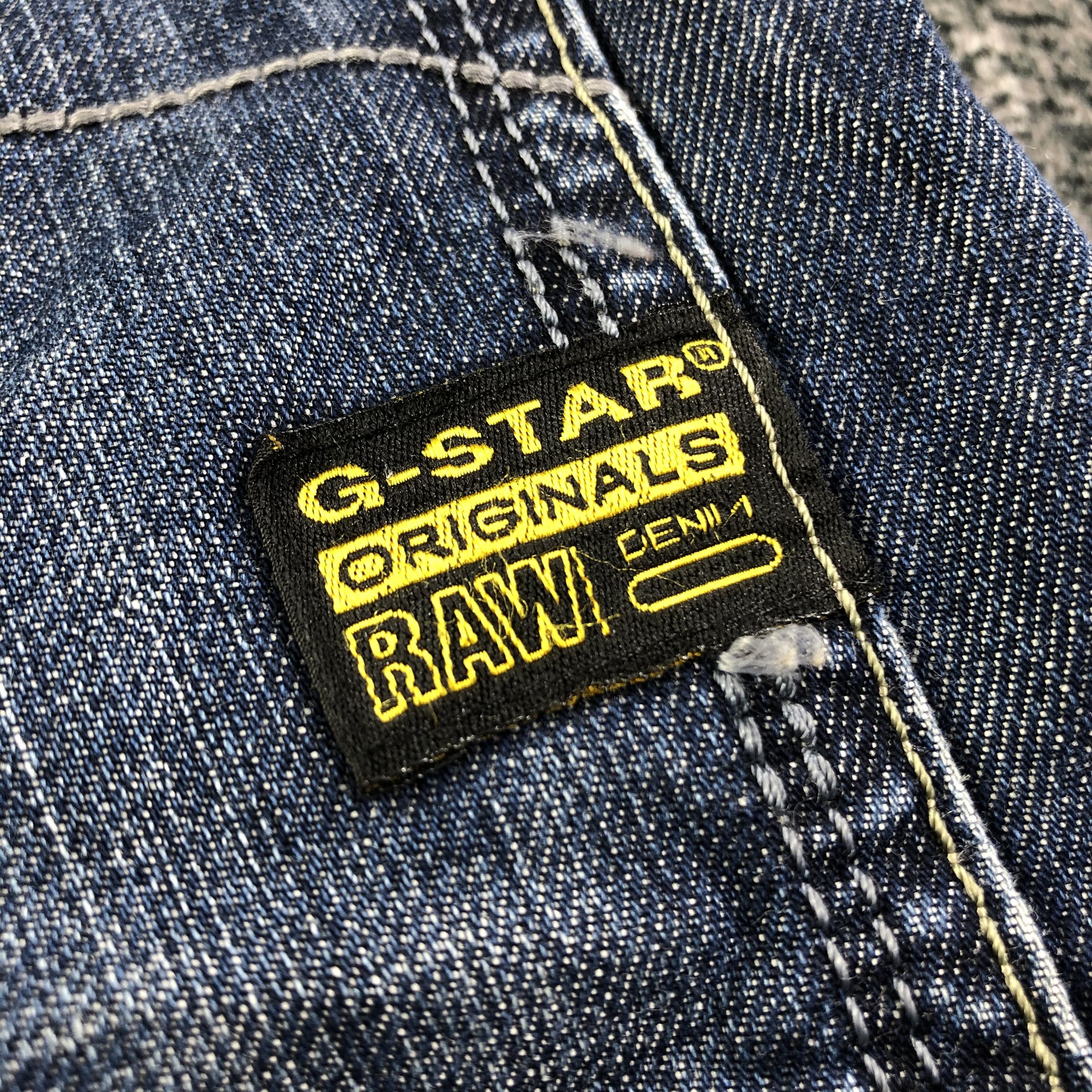 G-Star G Star Raw Jeans Faded Blue Denim KJ1534 Size US 30 / EU 46 - 6 Thumbnail