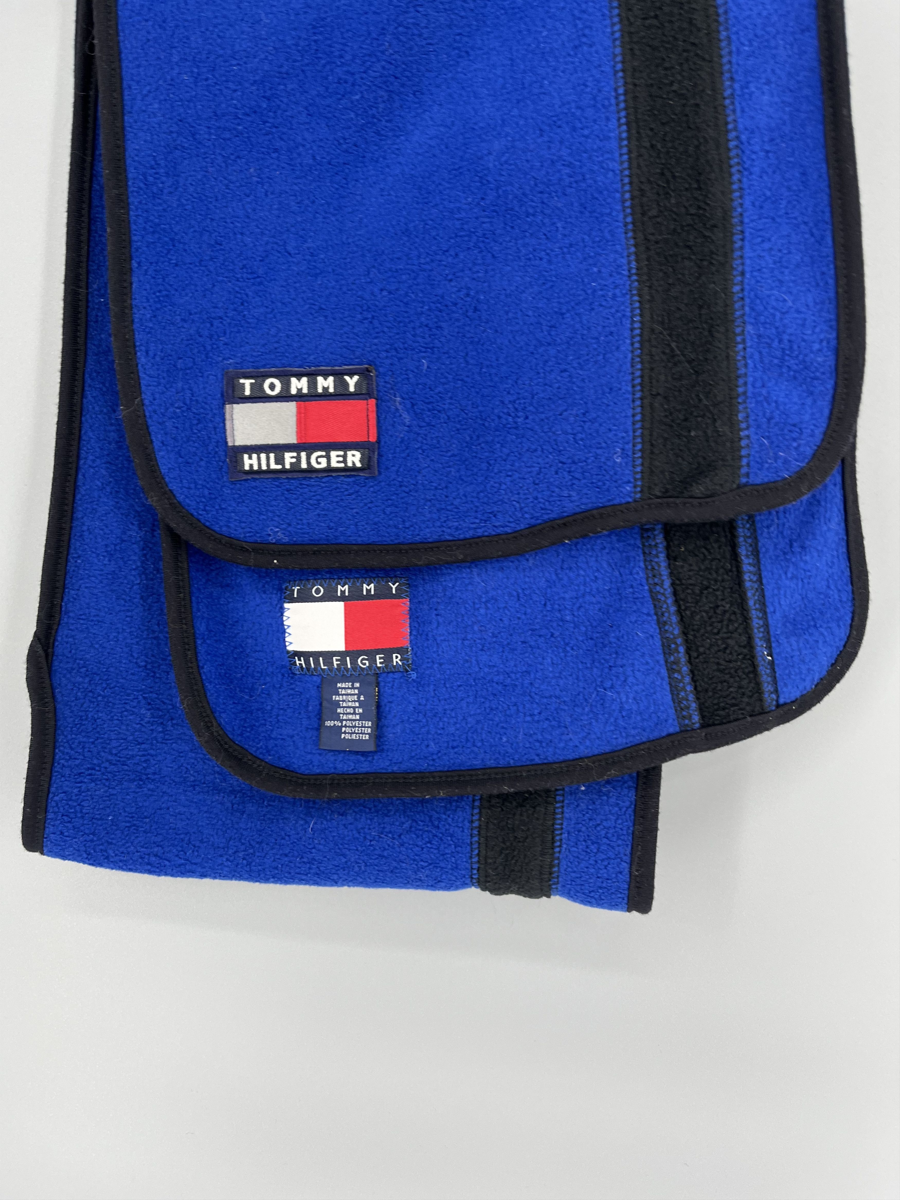 Tommy Hilfiger Vintage 90s Tommy Hilfiger fleece scarf Streetwear Style Size ONE SIZE - 7 Thumbnail