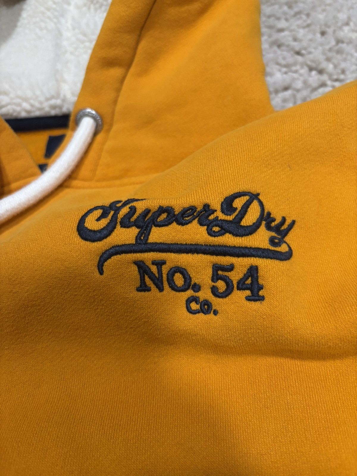 Superdry Yellow Superdry thick cotton hoodie - Size: Medium Size US M / EU 48-50 / 2 - 2 Thumbnail