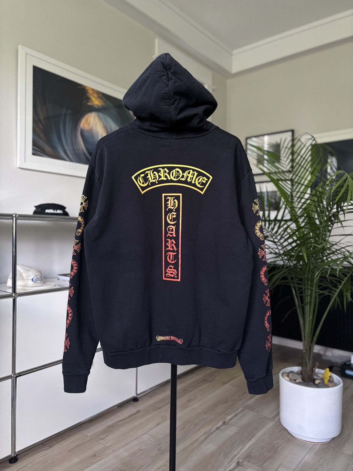 Chrome Hearts CHROME HEARTS | SUNSET T BAR LOGO HOODIE Size US M / EU 48-50 / 2 - 5 Thumbnail