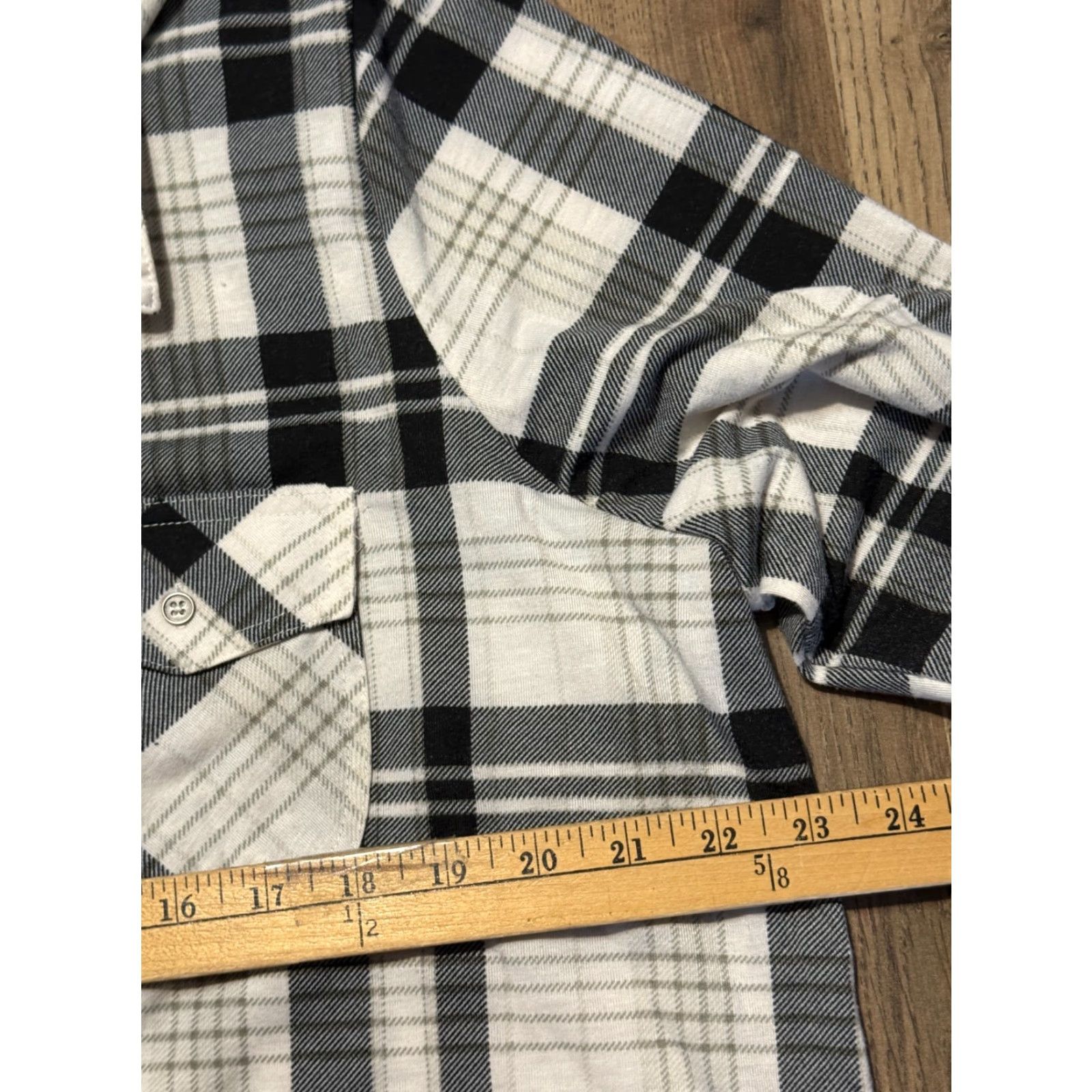 Vintage VINTAGE Como Shirt Women's Plus 2X Black White Plaid Long Sleeve Button-Up Shirt Size XXL / US 16-18 / IT 52-54 - 6 Thumbnail