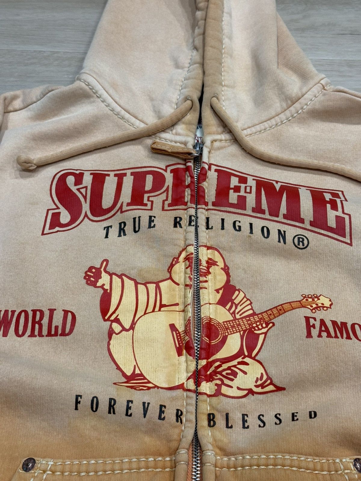 Supreme × True Religion Supreme/True Religion Zip Up Hoodie Size US S / EU 44-46 / 1 - 2 Thumbnail