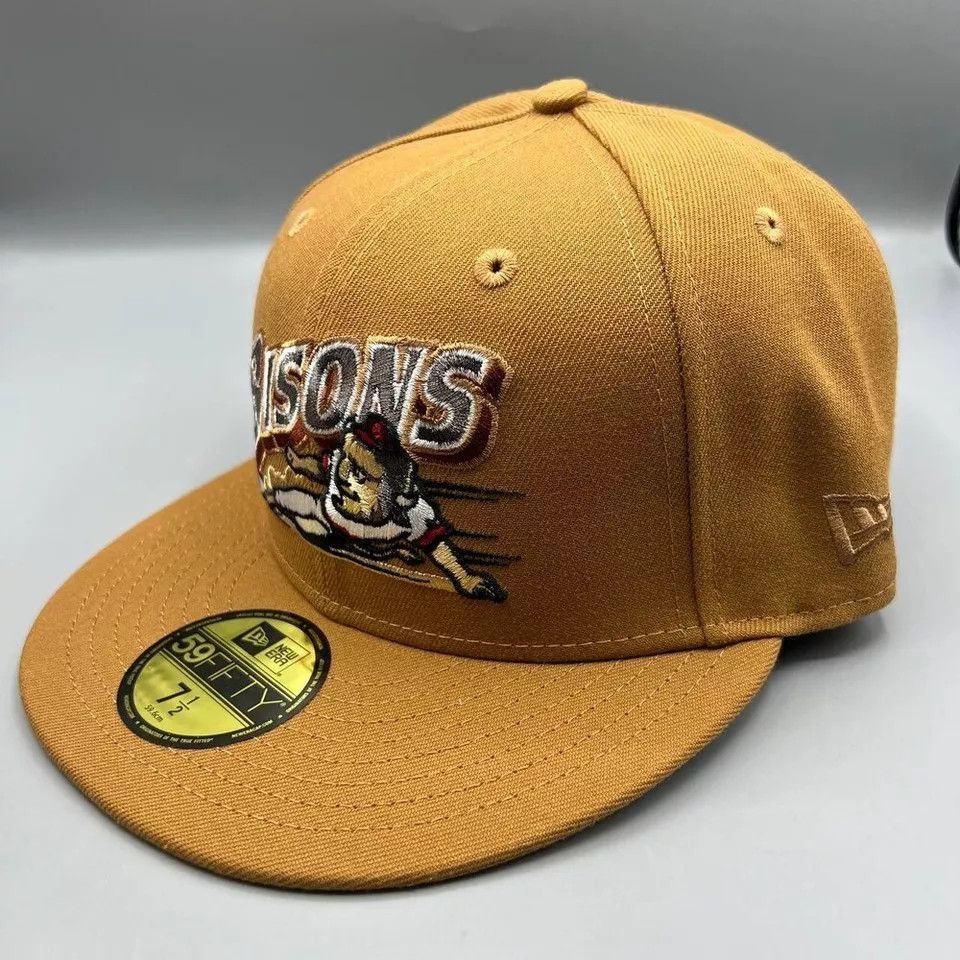 New Era Buffalo Bisons Hat Men 7 1/2 59Fifty New Era MiLB Fitted Cap Size ONE SIZE - 3 Thumbnail