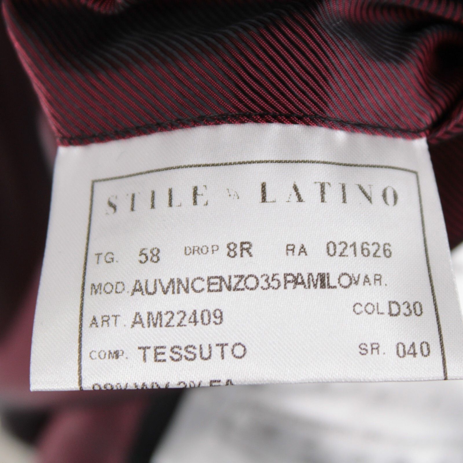 Other Stile Latino Suit Size US 48 Regular in Black Size 48R - 9 Thumbnail
