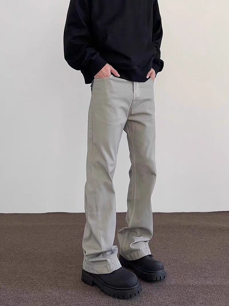 Jean Gray loose casual straight-leg jeans Size US 34 / EU 50 - 2 Thumbnail