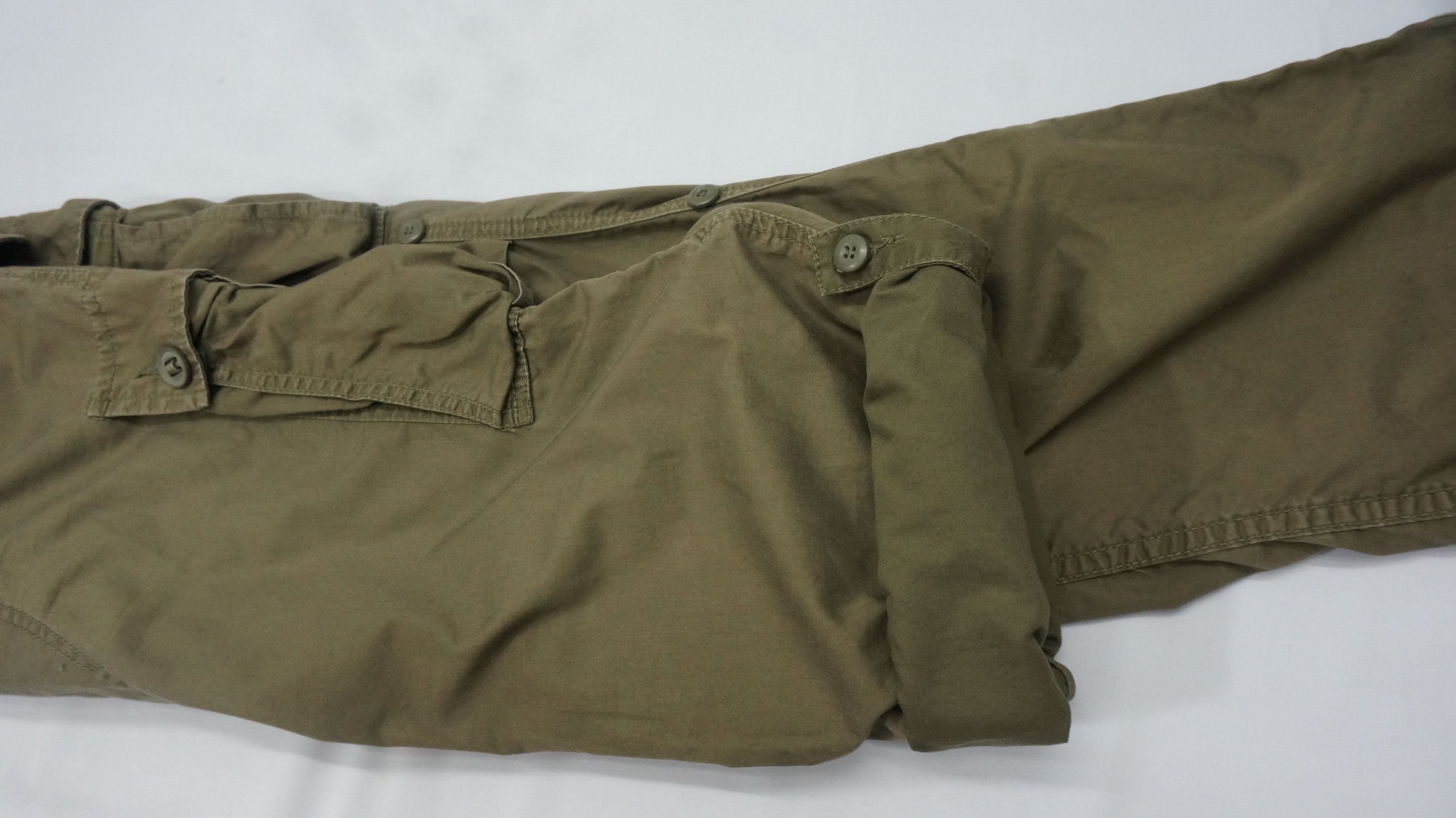 Japanese Brand BACK NUMBER Tactical Lightweight Roll Up Cargo Pants Size US 34 / EU 50 - 16 Thumbnail