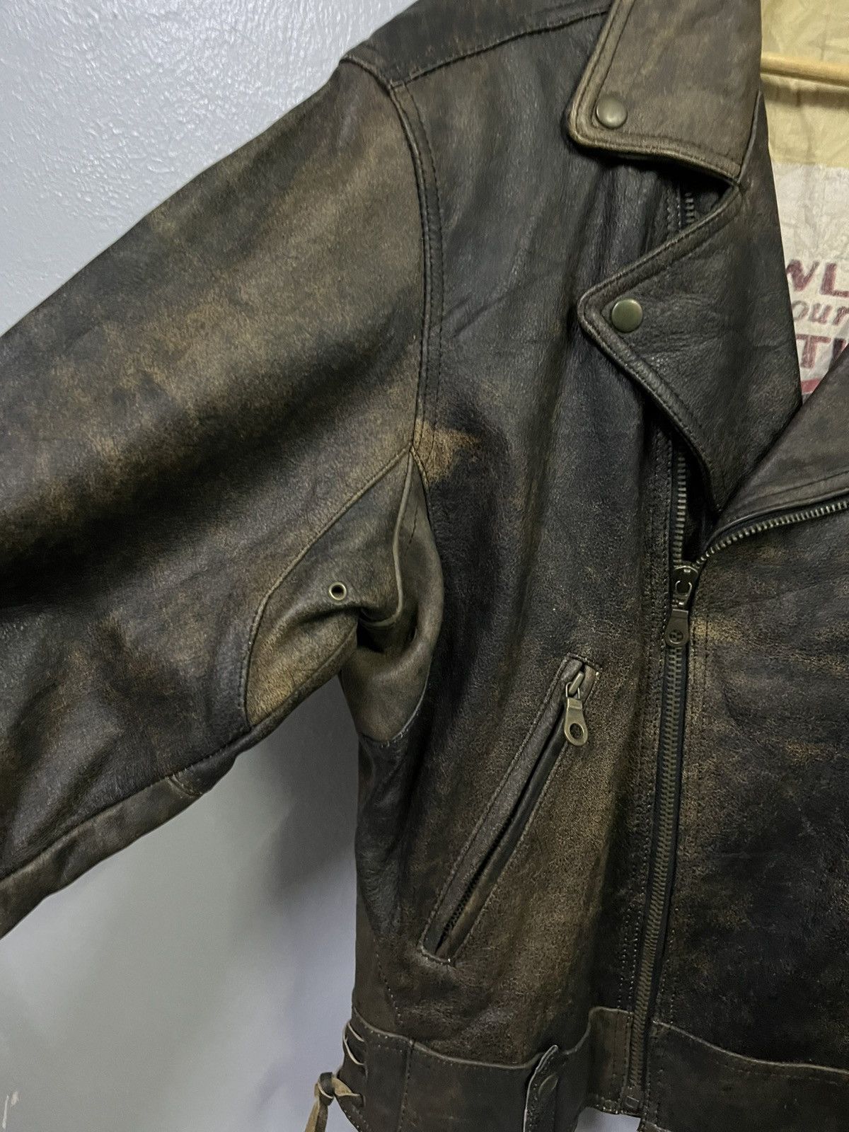 Vintage VINTAGE RARE LEATHER JACKET Size US M / EU 48-50 / 2 - 5 Thumbnail