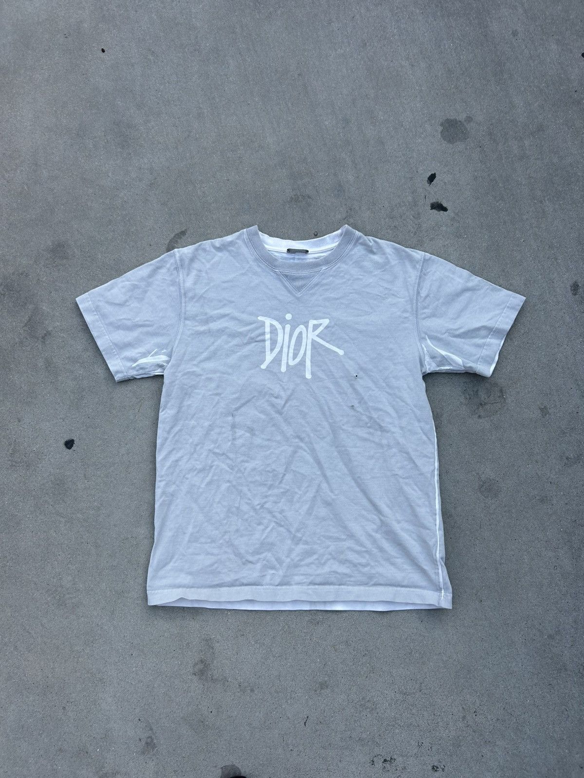 Dior × Stussy DIOR AND SHAWN STUSSY OVERSIZED T-SHIRT Size US M / EU 48-50 / 2 - 1 Thumbnail
