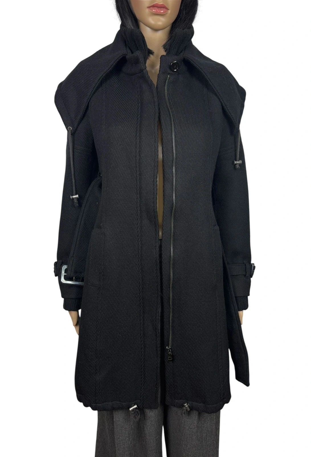 Max Mara Max Mara Wool Coat Belted Twill size UK6 US4 Size XS / US 0-2 / IT 36-38 - 10 Thumbnail