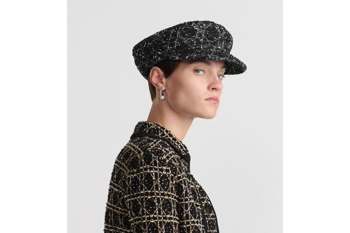 Dior o1w1db10326 Size:OS/Dior Travel Cannage Cap in Black Size ONE SIZE - 4 Thumbnail