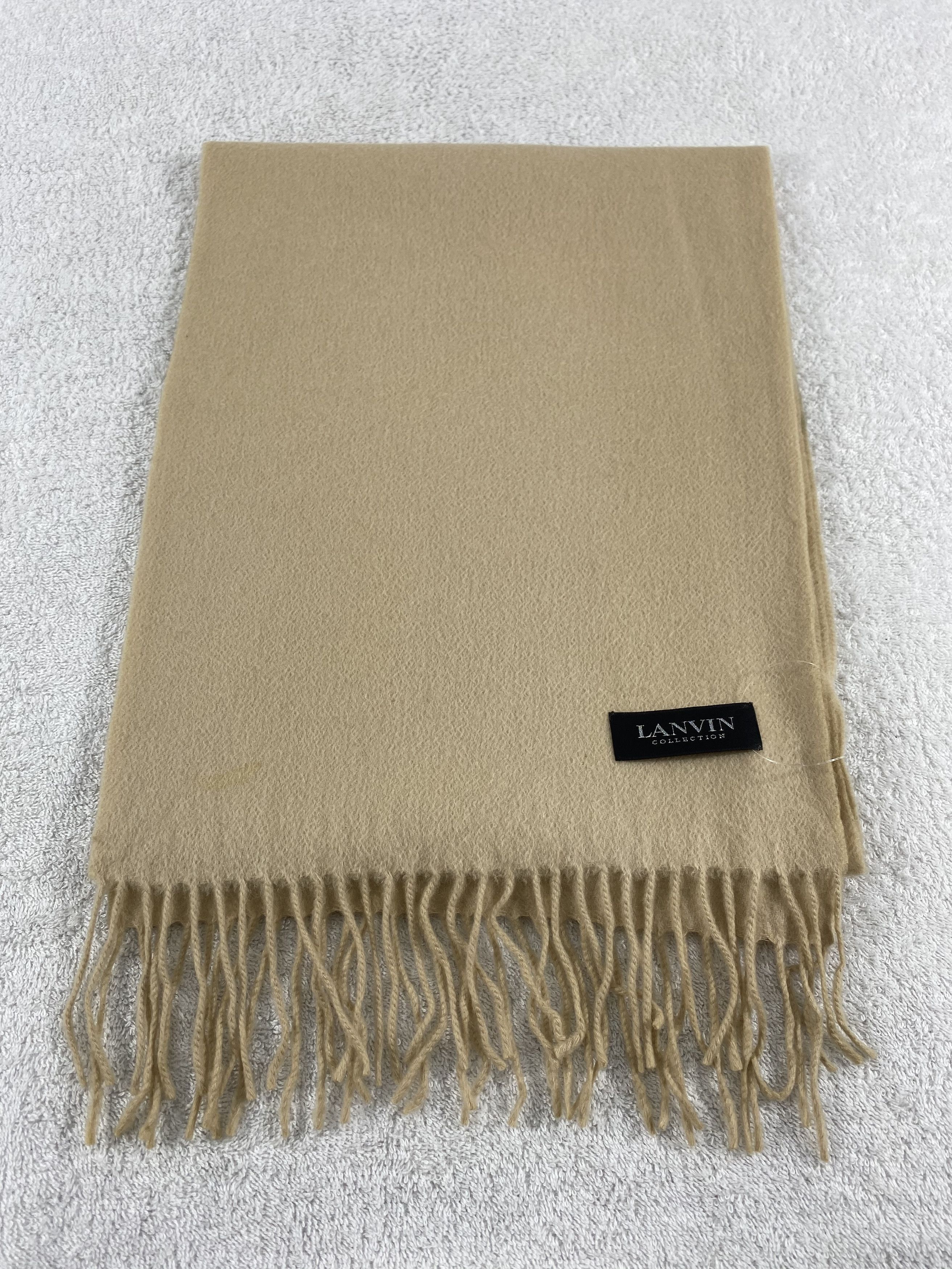 Lanvin Vintage Lanvin Scarf/Muffler/Neckwear MF668 Size ONE SIZE - 2 Thumbnail