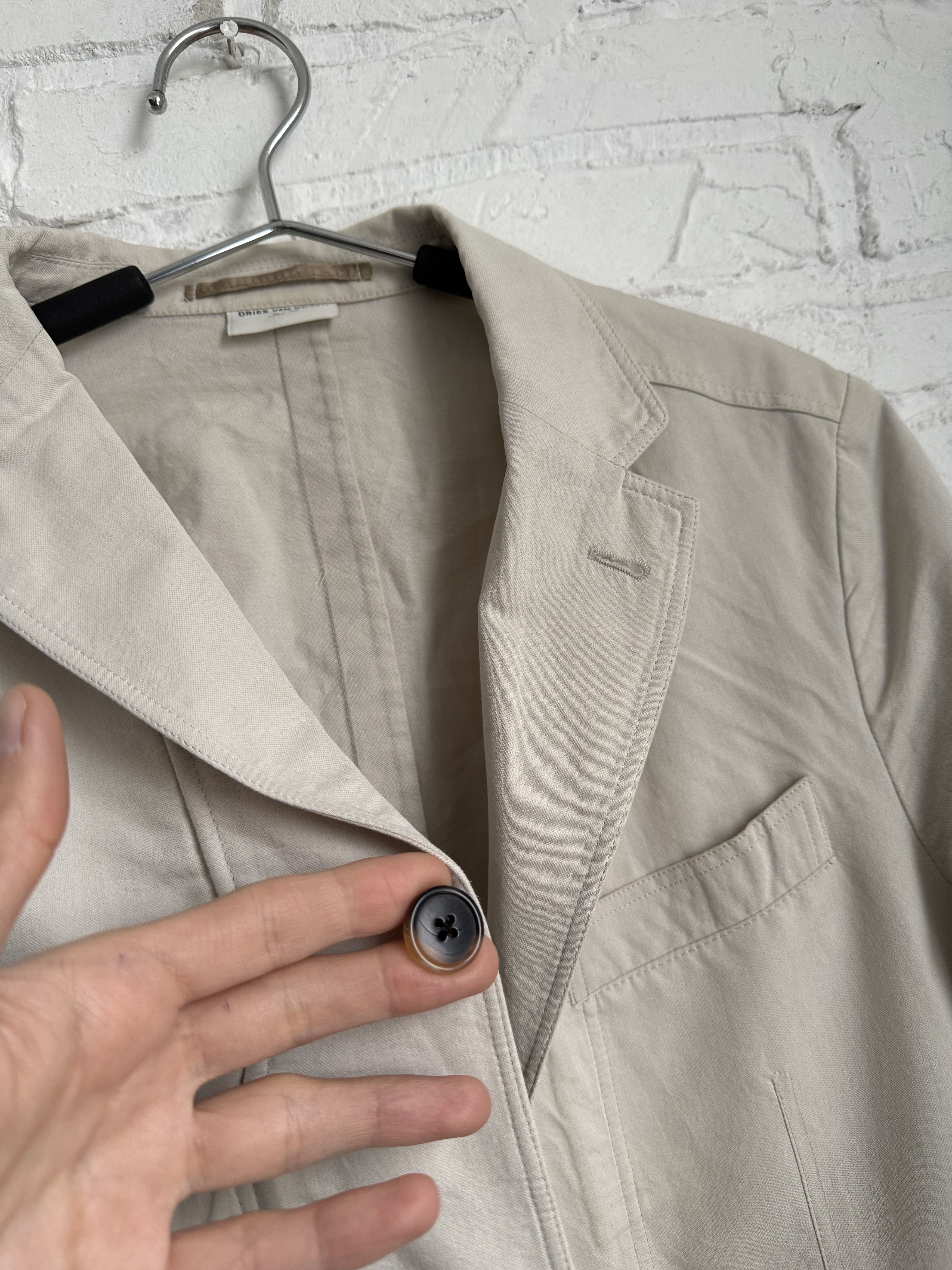 Dries Van Noten Dries Van Noten cotton linen blazer Size US M / EU 48-50 / 2 - 6 Thumbnail