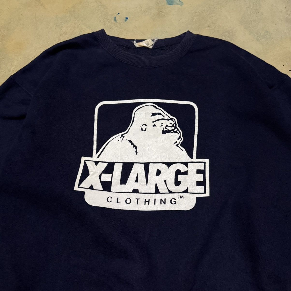 X-LARGE Vintage 90s X Large Big Logo Sweatshirt Size US M / EU 48-50 / 2 - 2 Thumbnail
