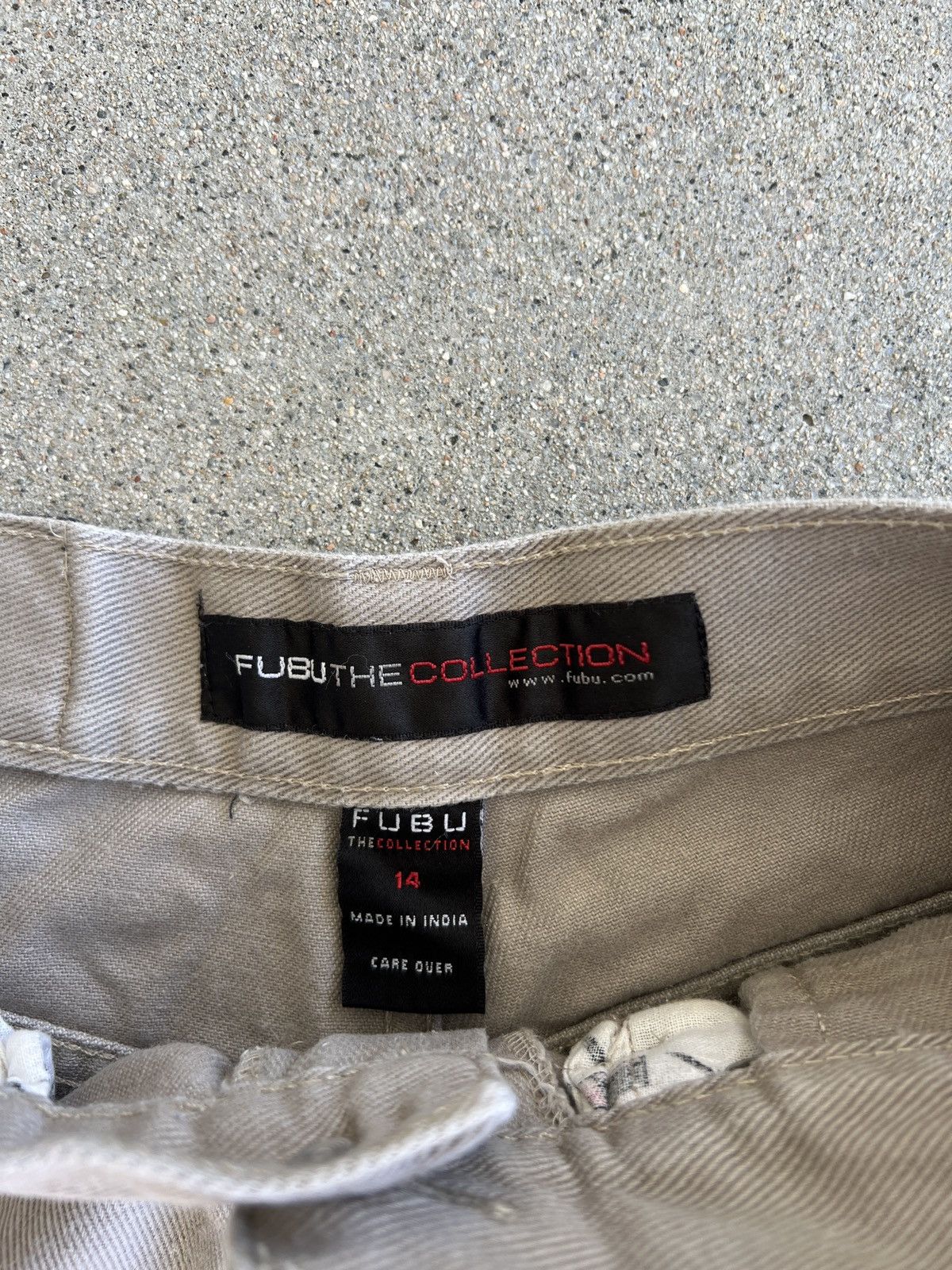 Fubu Y2K Fubu Light Grey Convertible 2-1 Cargo Pants/Shorts Size 36" / US 14 / IT 50 - 3 Thumbnail