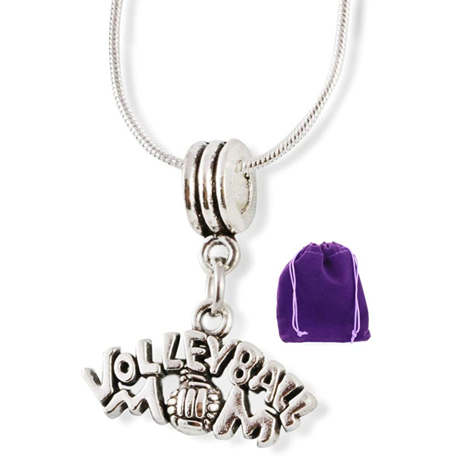 & Other Stories Volleyball Necklace - Volleyball Mom Necklace Biggest Fan Size ONE SIZE - 1 Thumbnail