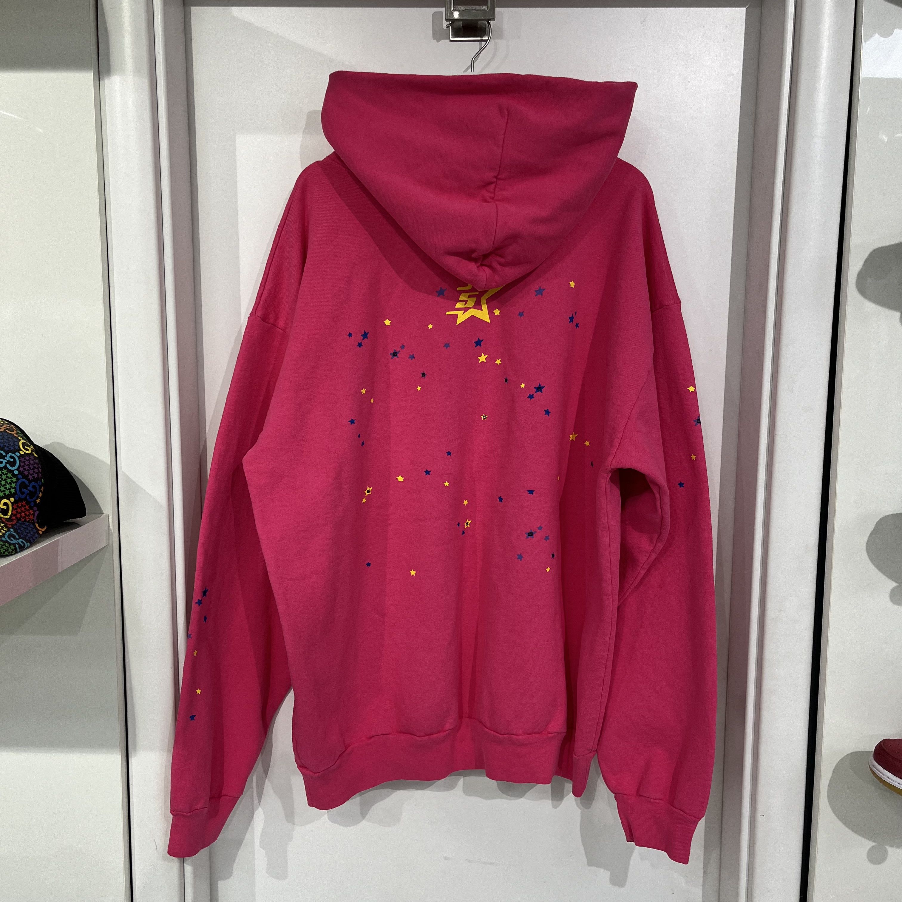 Sp5der Sp5der P*NK V2 Hoodie Pink Size US XXL / EU 58 / 5 - 2 Thumbnail