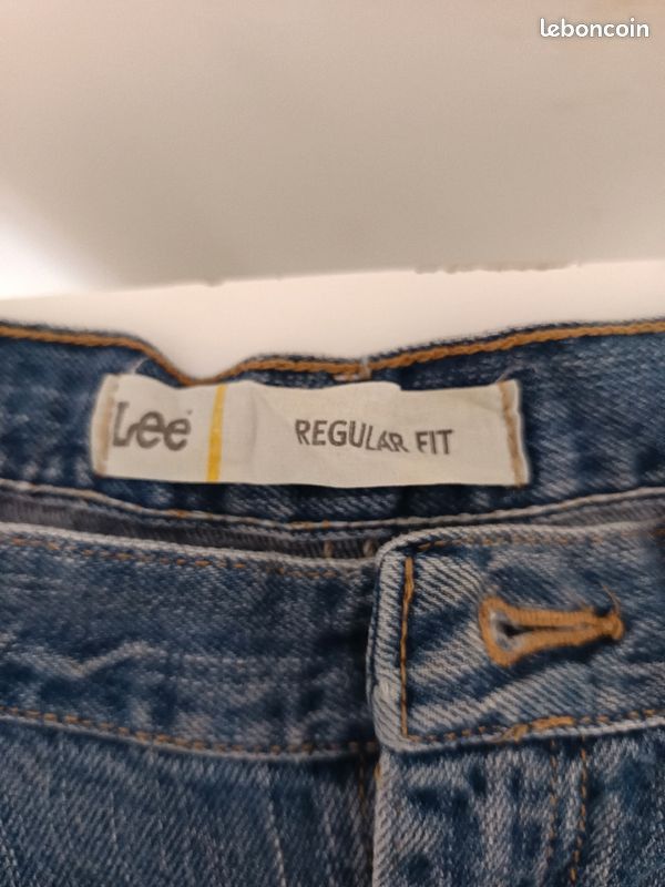 Lee Lee regular fit Jean - Blue - Men Size US 28 / EU 44 - 4 Thumbnail