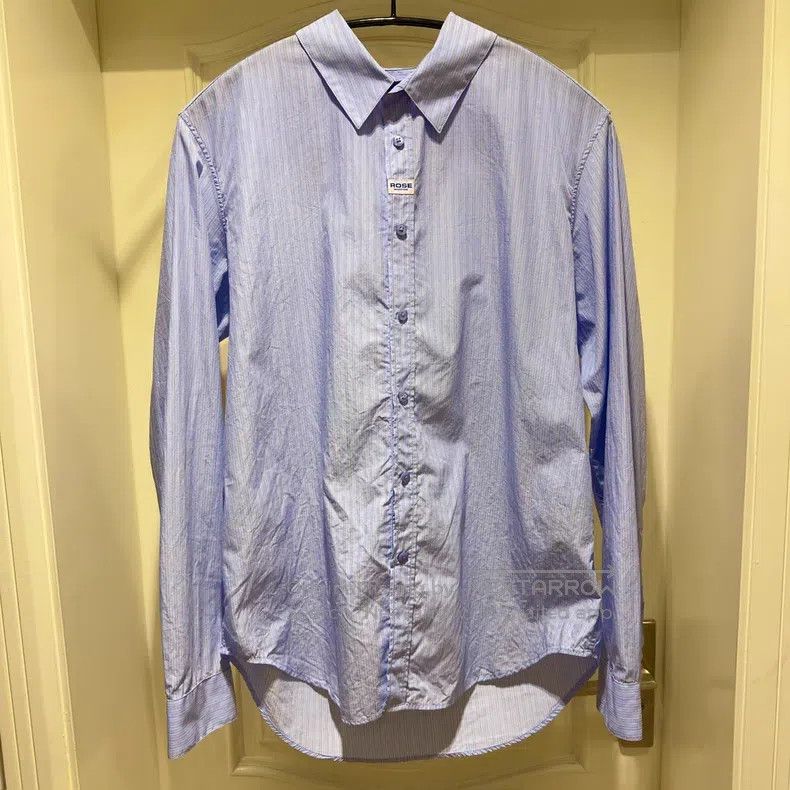 Martine Rose Martine Rose Blue striped shirt Size US S / EU 44-46 / 1 - 1 Thumbnail