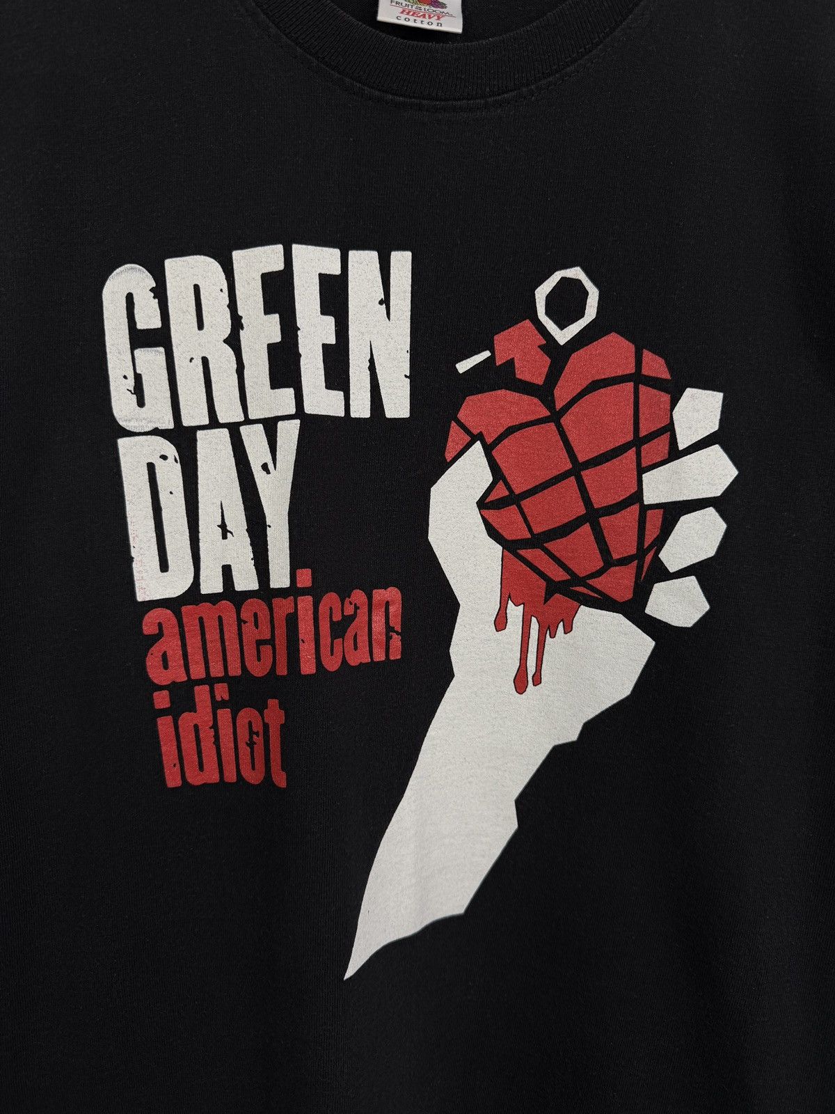 Fruit Of The Loom 🇺🇸 Vintage Y2K Green Day American Idiot T-Shirt Rare Retro Size US M / EU 48-50 / 2 - 5 Thumbnail