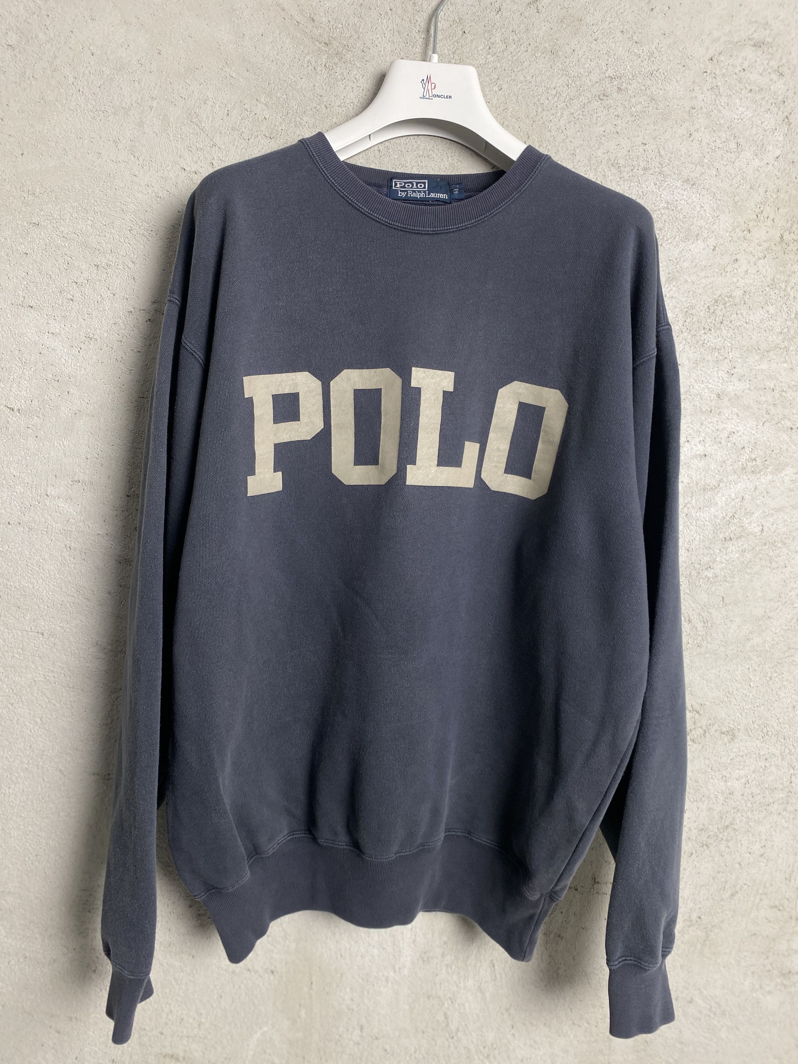 Polo Ralph Lauren Polo Ralph Lauren vintage sweatshirt crewneck big logo Size US S / EU 44-46 / 1 - 1 Thumbnail