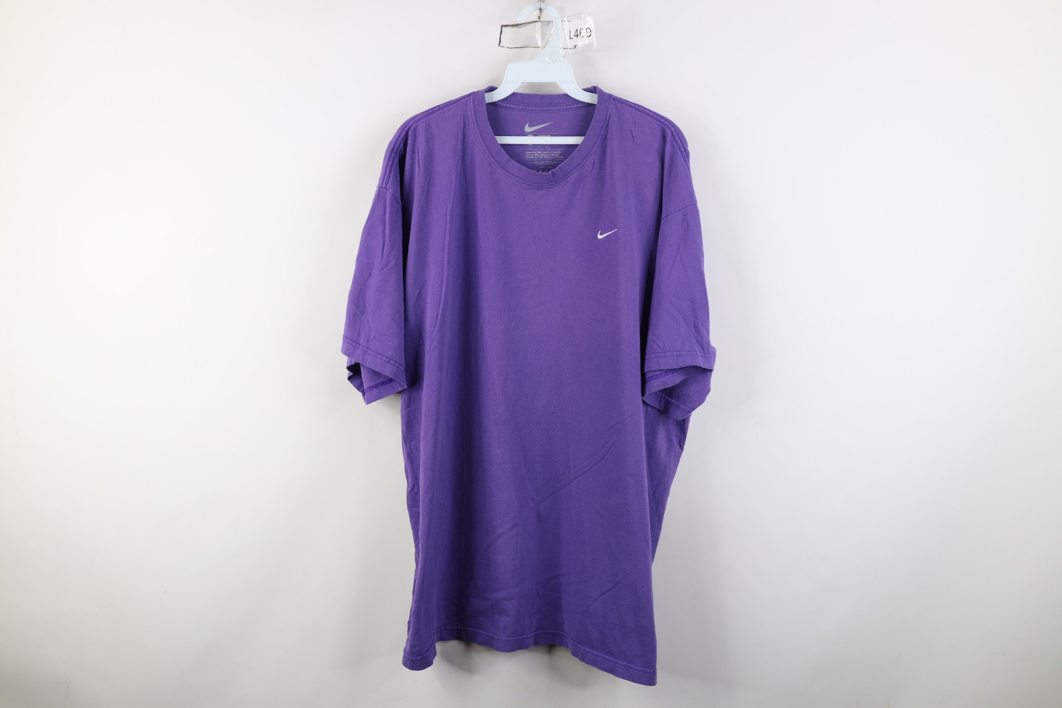 Nike Vintage Nike Scott Mini Swoosh Short Sleeve T-Shirt Purple Size US XXL / EU 58 / 5 - 1 Thumbnail