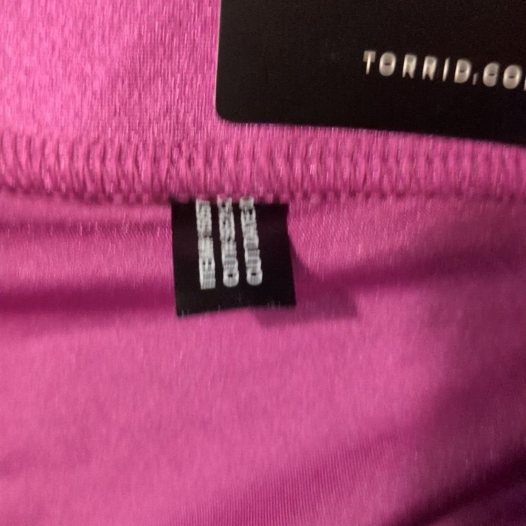 Torrid Torrid Purple 4L Liquid Willowherb Crop Leggings Size 2X Size 34" / US 12 / IT 48 - 5 Thumbnail