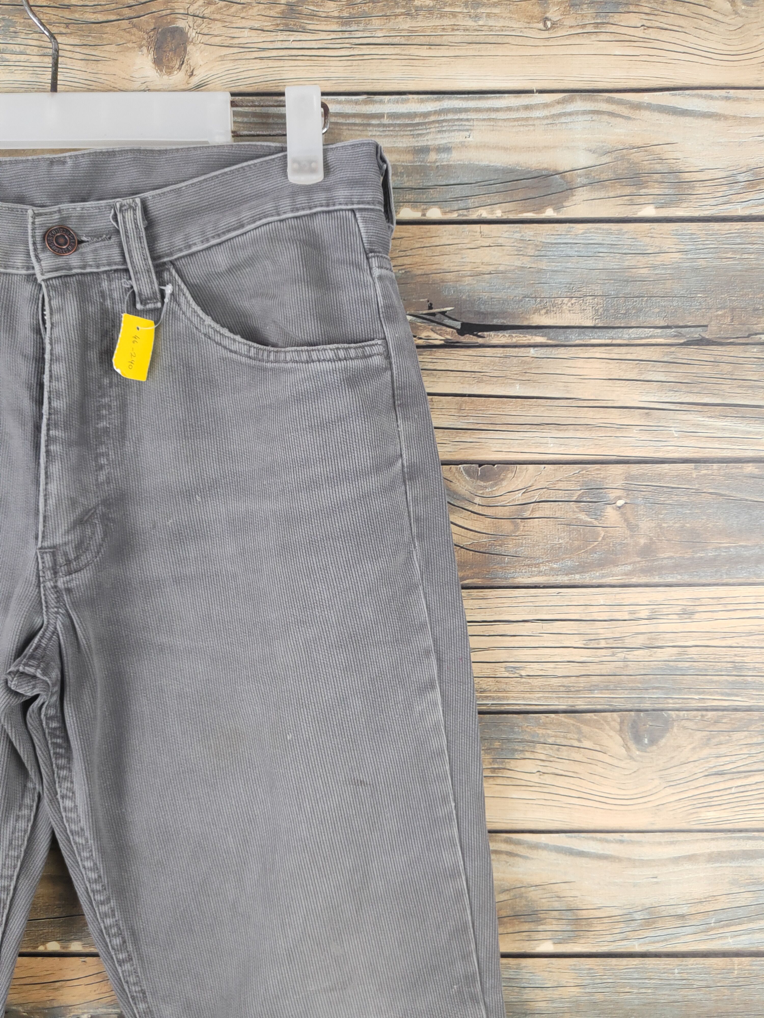Levi's DL Levi's Dark Gray corduroy vintage Casual Pants #46-240T Size US 31 - 5 Thumbnail