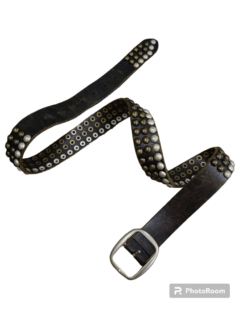 Leather SiCK🔥UNGRID LEATHER STUDDED Size ONE SIZE - 1 Thumbnail