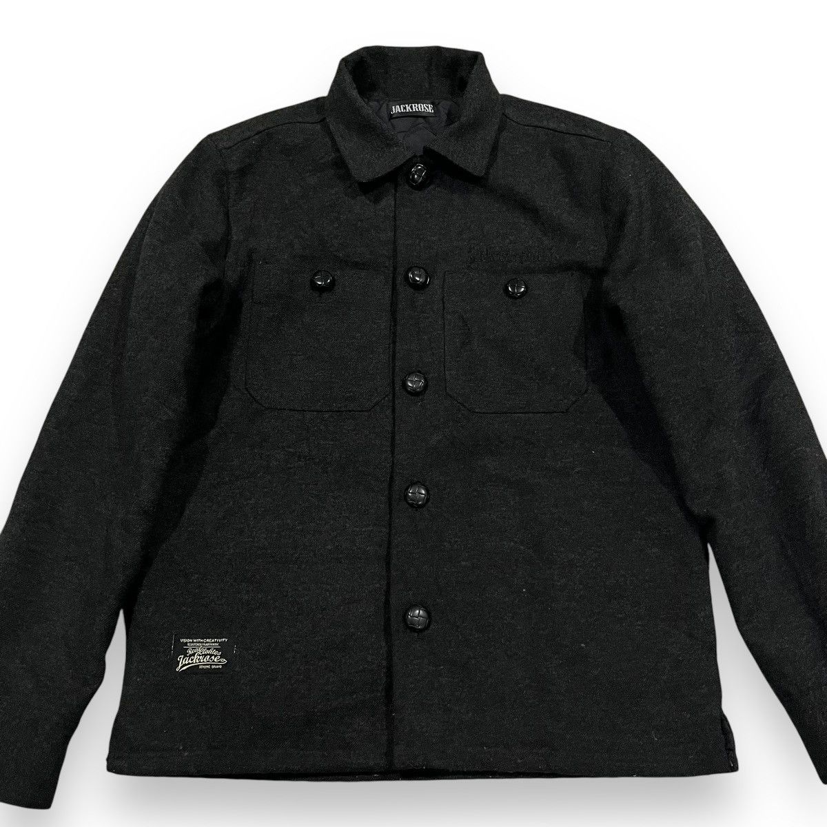 If Six Was Nine VINTAGE JACKROSE PUNK GOTHIC WOOL JACKET Size US M / EU 48-50 / 2 - 1 Thumbnail