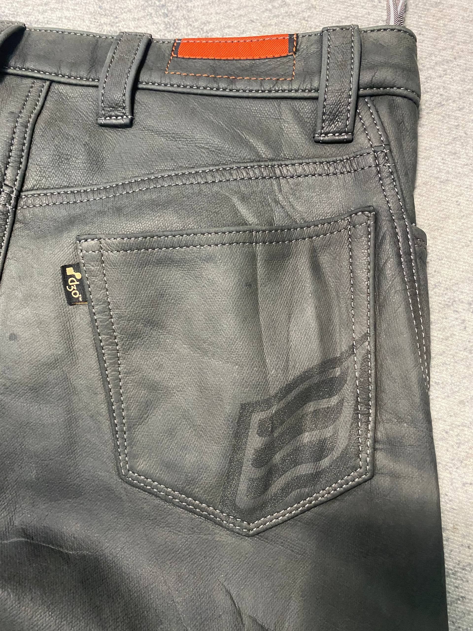14th Addiction Rare Hyod Vkei Japanese Rock Style Leather Flare Pants Size US 30 / EU 46 - 12 Thumbnail