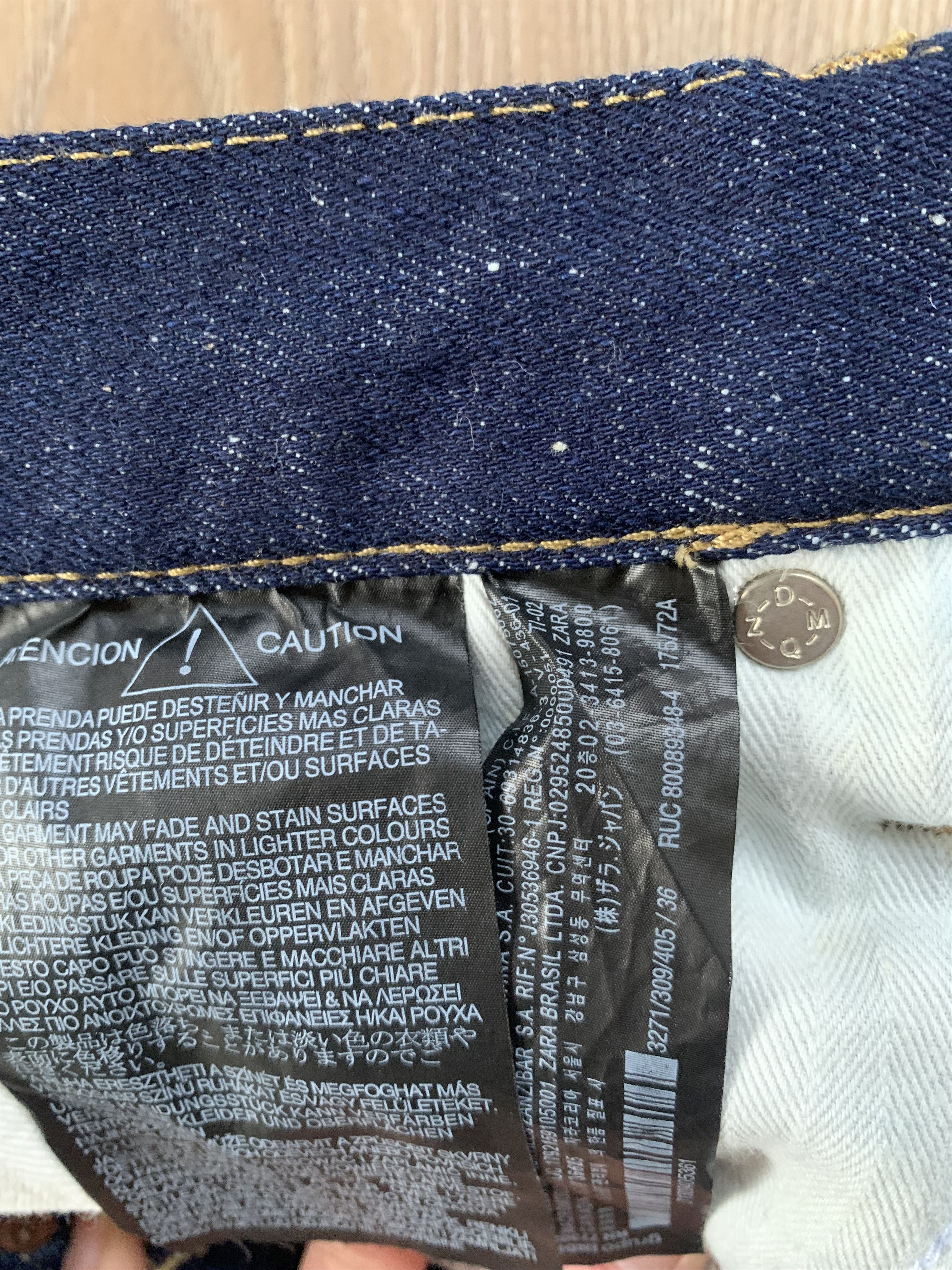 Zara Zara Denim Stuff Raw Jeans Size US 29 - 9 Thumbnail