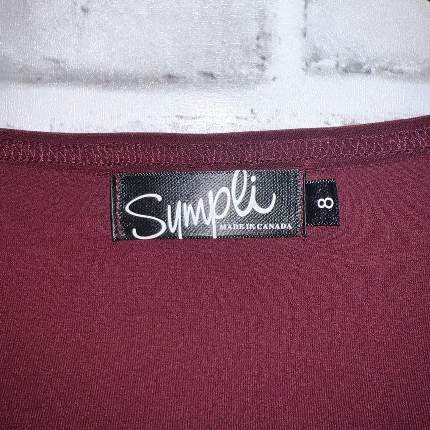 Vintage VINTAGE Sympli Blouse Red Stretchy Womens Size 8 Size M / US 6-8 / IT 42-44 - 3 Thumbnail