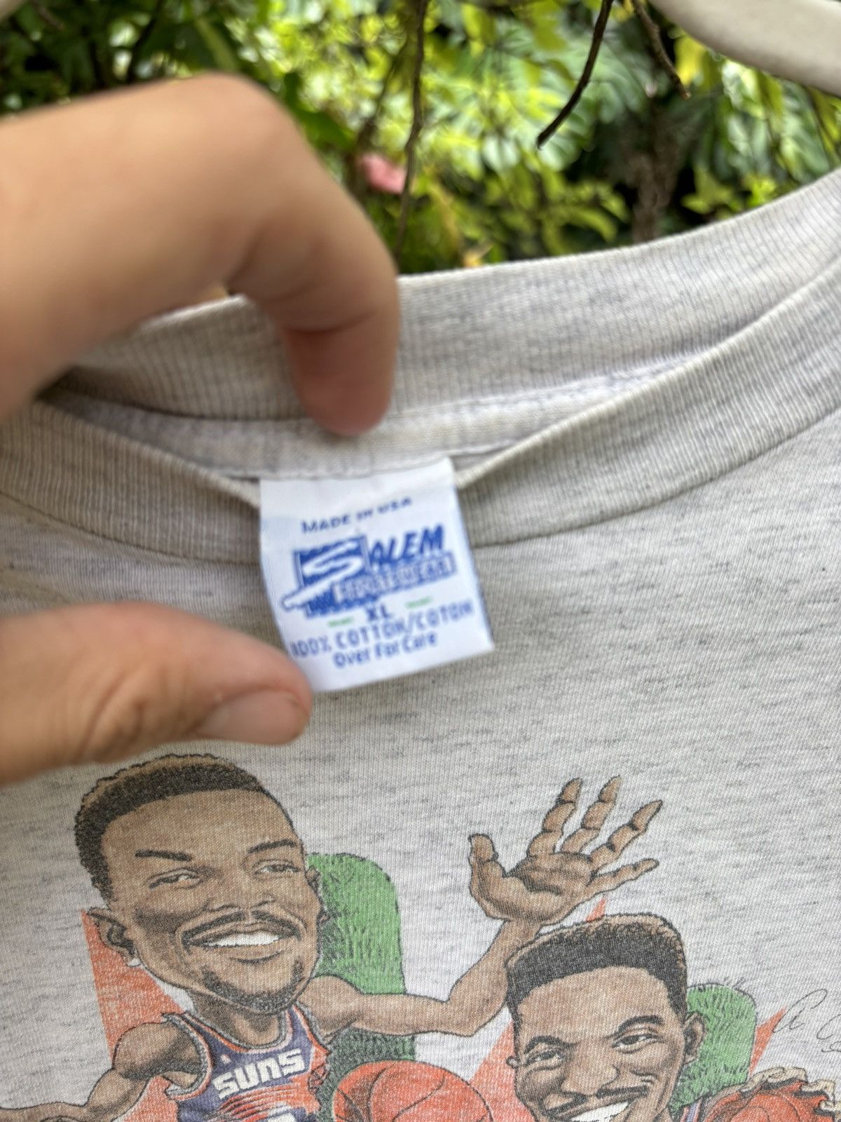 Salem Sportswear Vintage Pheonix Suns Caricature Tee Size US XL / EU 56 / 4 - 3 Thumbnail
