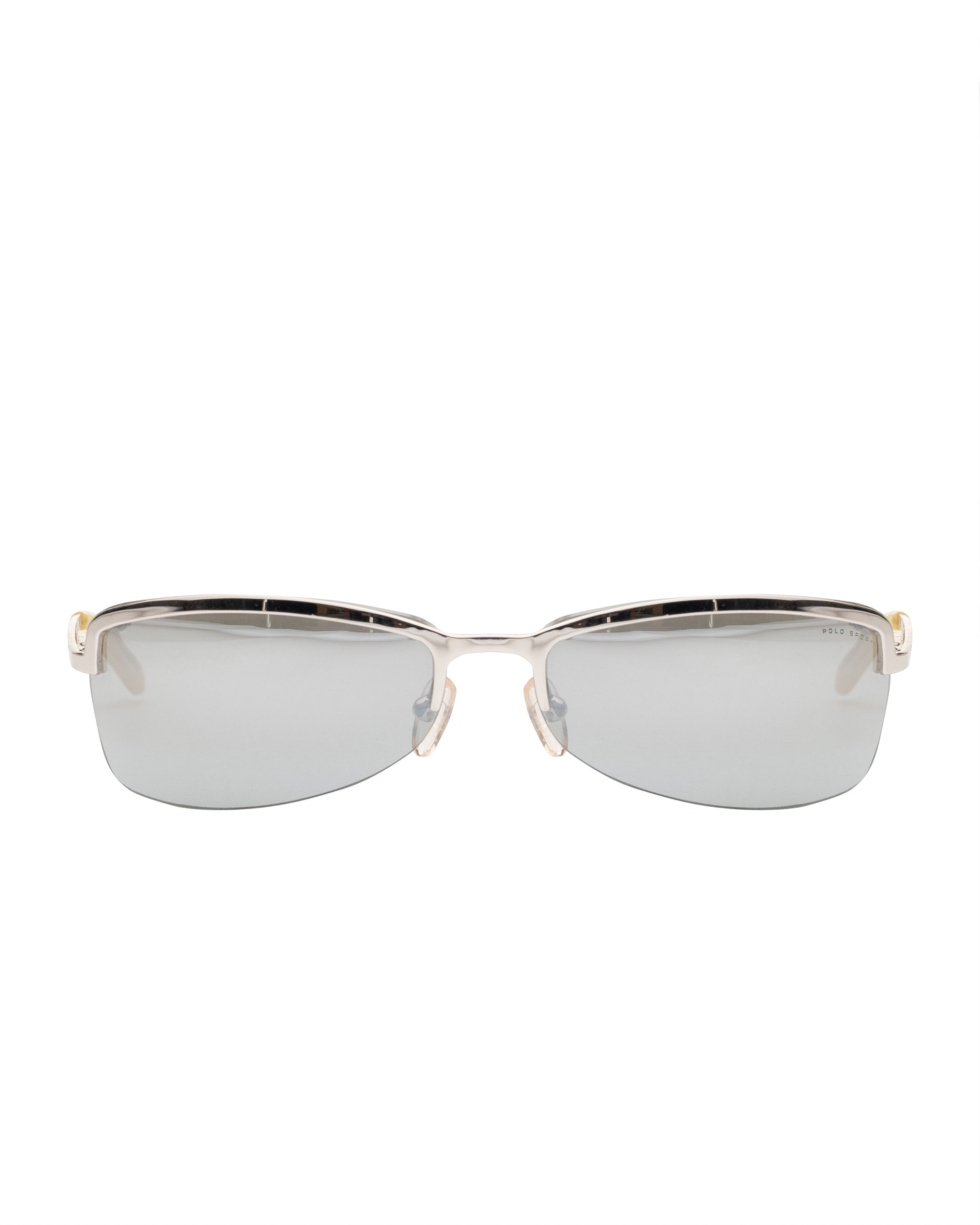 Polo Ralph Lauren Polo Sport Ralph Lauren '90s Silver Half-Rim Sunglasses Size ONE SIZE - 3 Thumbnail