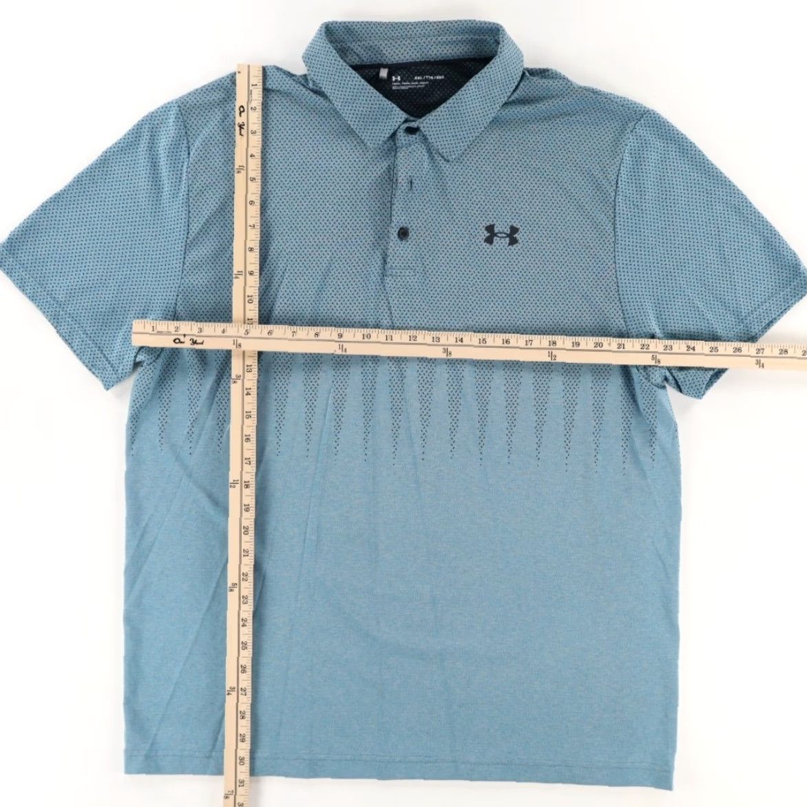 Under Armour Under Armour Vanish Seamless Nylon Polo Shirt Blue Men's 2XL Shirt 2XL Blue Men Polo Shirt Size US XXL / EU 58 / 5 - 3 Thumbnail
