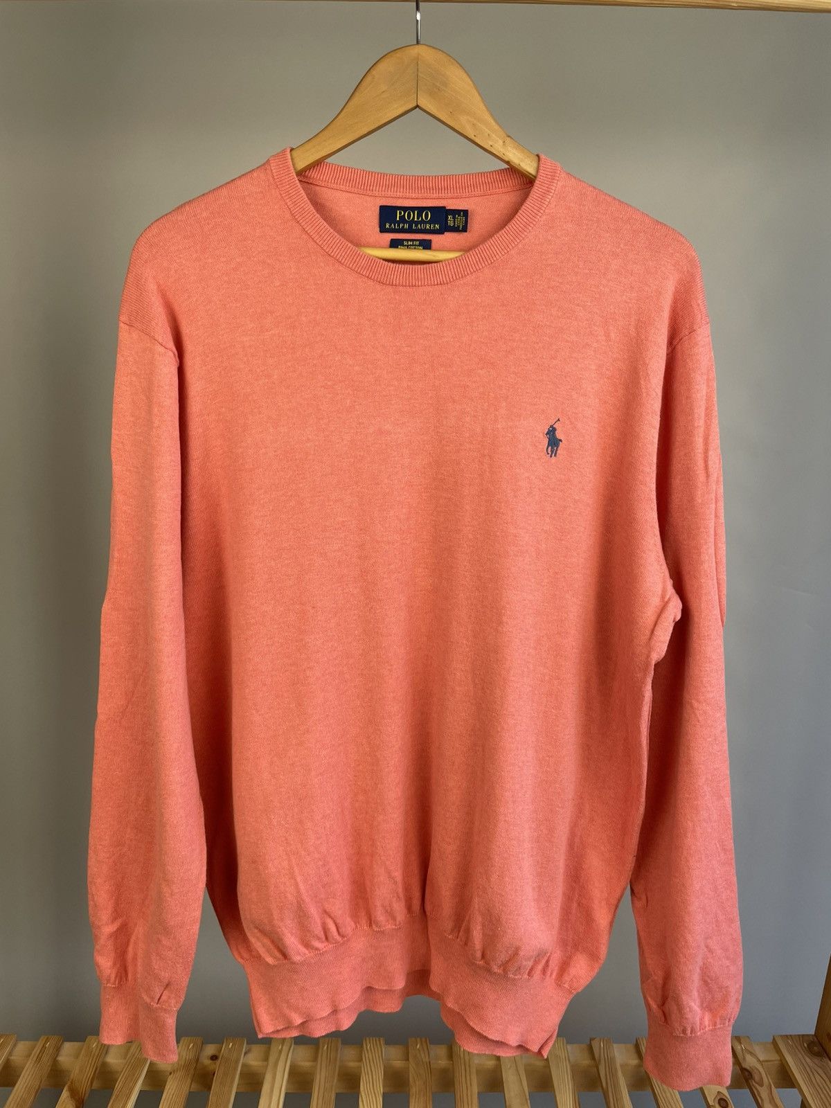 Polo Ralph Lauren × Ralph Lauren × Vintage Polo Ralph Lauren vintage cotton crewneck sweater Size US XL / EU 56 / 4 - 1 Thumbnail